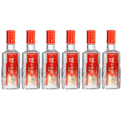 泸州老窖 特曲中华老字号 52度100ml*6 浓香型白酒