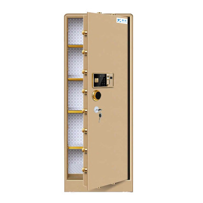 臻远全钢实心防盗保险柜 高120cm指纹款土豪金色