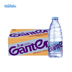 景田 饮用纯净水 560ml*24瓶 箱装塑膜装 会议办公用水 家庭健康饮用水