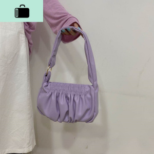 2020春夏新款云朵包包女褶皱包OL通勤百搭腋下包软面单肩包手提包NEW LAKE女士单肩包