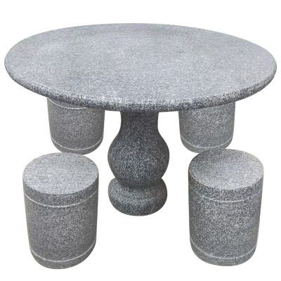 亿铁(YI TIE)石质餐桌圆桌