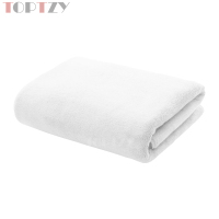 toptzy TZ5071509 洗车毛巾清洁抹布 300*700 白色 5个装