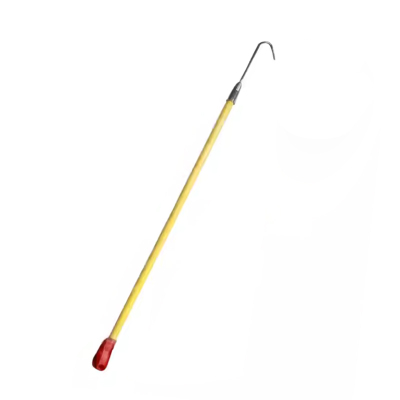 电动车棚 绝缘火钩电瓶车火灾拖拽长钩消防火钩小区物业2.4m救援钩