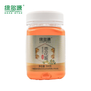 绿多源宁夏农家枣花蜜500克/瓶美味蜂蜜