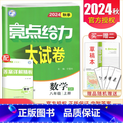 [正版]2024秋亮点给力大试卷数学八年级上册苏科版 8年级上同步初二课时单元练习 初中同步跟踪检测微专题突破分类专项复