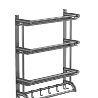 LONMATE 卫生间置物架免打孔50cm 一个