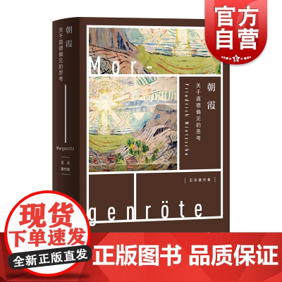 朝霞 关于道德偏见的思考(尼采著作集) 西方道德 哲学知识读物 上海人民 世纪出版