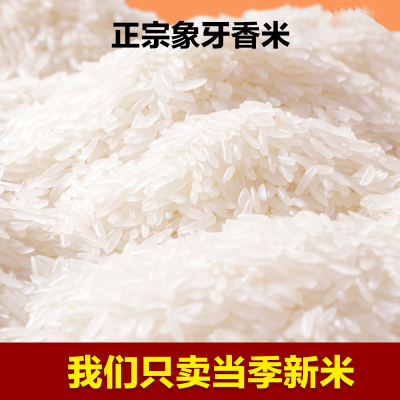 [嚼劲]长粒香象牙香米拌饭焖饭香粒粒分明新鲜大米