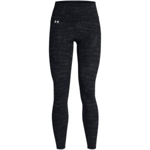 Under Armour高弹力运动裤女向伸展刷绒透气跑步瑜伽 leggings black_(black_/_white) SM