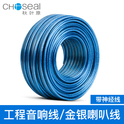 秋叶原（CHOSEAL）音响线高保真家庭影院音箱线环绕功放喇叭线发烧级音频线QS6223T10