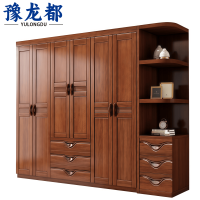 豫龙都衣柜六门+边个