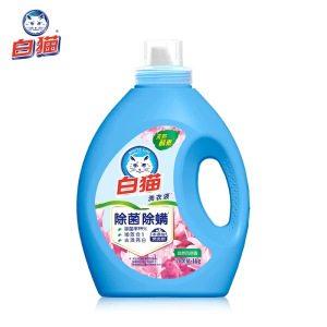白猫洗衣液除菌除螨无磷手洗机洗洁净自然清新香味持久大瓶家庭装批发