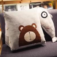 家柏饰(CORATED)床上靠枕床头靠垫三角抱枕靠背垫飘窗腰靠卧室单人宿舍学生男