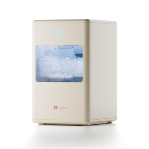 美国卓朗咀嚼冰商用制冰机小型摆摊专用全自动冰块家用一体ZL-CB21