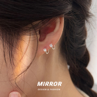 999纯银耳骨圈耳环女耳饰个性小众简约时尚2025新款潮送女朋友老婆情人节七夕生日礼物