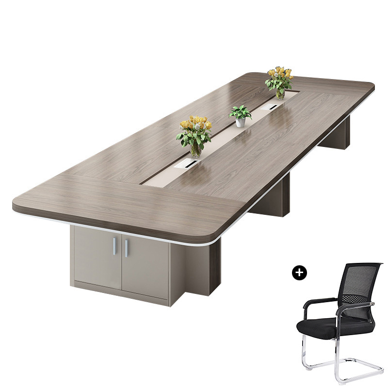 指臣洽谈桌含16椅450*150*75cm套