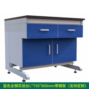 汉诺鑫威全钢实验台钢木PP边台柜试验台化验室工作台实验室桌操作台定制(每米单价)[工厂现做 7天内发货]