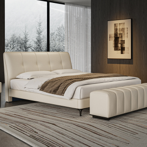 [CBD]SNZY-APC015喜悦真皮床架