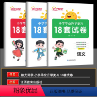 [3本]小升初 语文+数学+英语 小学升初中 [正版]2024新版阳光同学小学毕业升学复习18套试卷语文数学英语小升初系