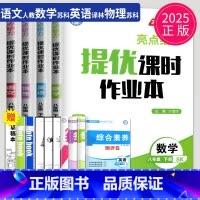 语数英物 八年级下江苏专用(除南通) 八年级/初中二年级 [正版]2024亮点给力提优课时作业本八年级上册下册数学英语物