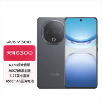 vivo Y300 星钻黑 12GB+512GB 天玑6300 5G芯 6500mAh电池 44W充电 5000万高清影像 5G 手机