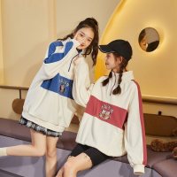 [2.5折价52元]唐狮秋冬新款摇粒绒卫衣女百搭宽松立领套头上衣过系列外套