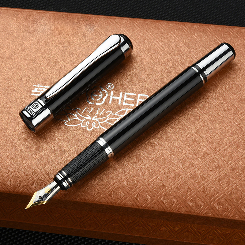 hero英雄钢笔1017礼盒装生日礼物男女士学生练字签字礼品笔