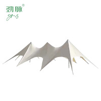 劲脉 三峰天幕 米白色-20*8.6*4.5M 顶