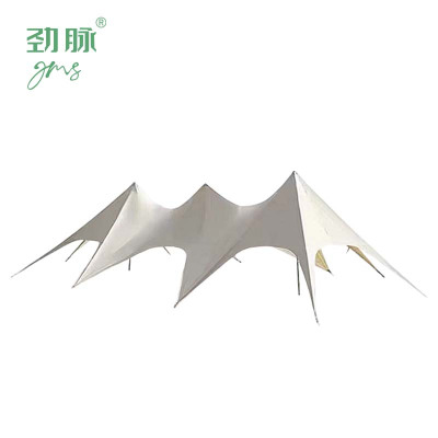 劲脉 三峰天幕 米白色-20*8.6*4.5M 顶