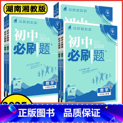 数学 湘教版 七年级上 [正版]2025版初中必刷题七年级八年级九年级上册数学湘教版初一二三年级上册数学辅导复习资料同步