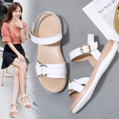 伊努特凉鞋女夏季休闲鞋女鞋子凉鞋韩版百搭潮沙滩鞋露趾网红街拍休闲工作时尚舒适外穿凉鞋女