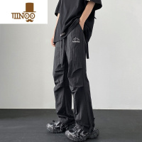 YANXU山系机能户外防晒防水速干冰丝伞兵冲锋裤男夏季大码宽松休闲裤子