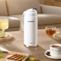 蓝宝(BLAUPUNKT)不锈钢电水壶0.5L底盘加热防干烧白色 BP-SH726V