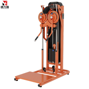 康力强KLQ8001健身房多功能蝴蝶机侧平举夹胸训练一体双臂机肩部训练侧平举训练器(橙色)