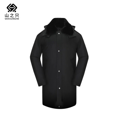 山之只 防寒大衣保暖工作服 长款 件