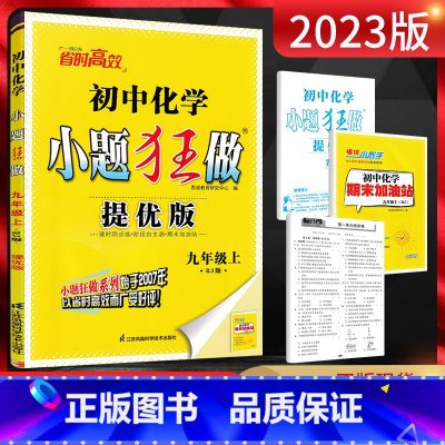 化学 九年级上 [正版]2023版秋恩波教育 小题狂做提优版初中化学九年级上册 人教版RJ 初三9年级化学上人教版同步辅