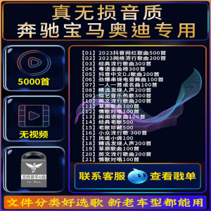 [补贴10%]汽车载随身碟柏林之声无失真2023网红d亅歌曲车用mp3音乐USB随身碟音质高速