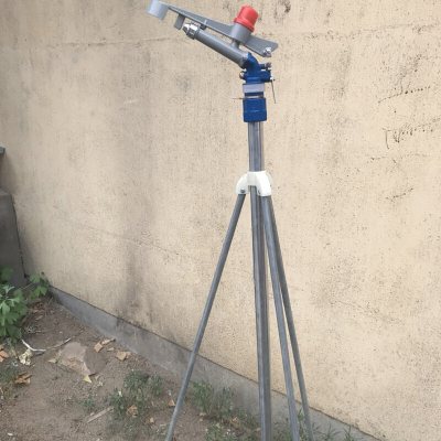 古达农业灌溉摇臂喷头大田园林喷灌设备1.5寸2寸2.5寸自动旋转喷2.5寸40型喷枪_支架升级款铜芯