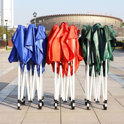 户外帐篷四脚棚子大伞摆摊用闪电客伸缩遮阳雨棚地摊折叠防雨蓬四角集市