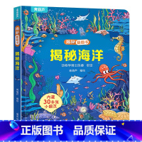 揭秘翻翻书:揭秘海洋-新版 [正版]揭秘翻翻书立体书 小小科学家儿童3d绘本0到3岁幼儿故事书1一3宝宝撕不烂翻翻书 洞