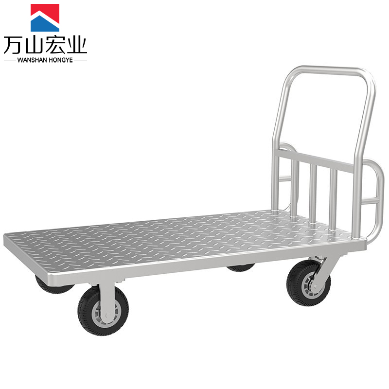 万山宏业 工具车大号重型全钢小推车手推车平板车6寸轮 105*63cm WL11H/个