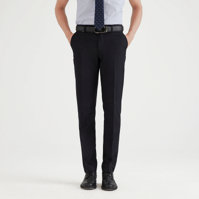 柒牌男装2021春季男士商务休闲直筒抗皱长裤时尚青年职场西裤