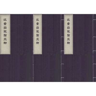 醉染图书怀素自叙帖三种9787507748789