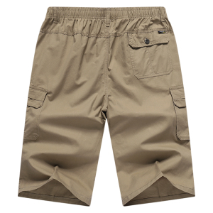 渔人船长男士工装款运动休闲短裤中裤多口袋七分裤