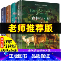 [正版]森林报春夏秋冬全四册精装苏维比安基合集 语文名师指导看的名著 适合三四五年级上册必读经典书目小学生课外阅读书籍