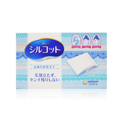 2件起售：9.8元包邮  尤妮佳 压边厚款化妆棉82枚