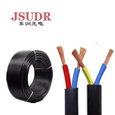 JSUDR东润护套线100米卷 ZR-RVV2*10平方 颜色可选 +卷