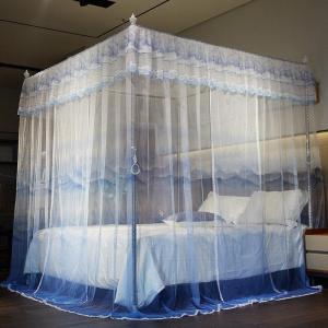 家柏饰(CORATED)三开落地蚊帐1.5公主风1.8m床双人家用新款纹账