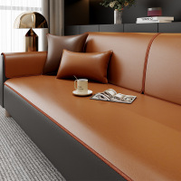 幸福派 四季沙发垫套装防滑沙发坐垫子123组合秋冬季四季皮质沙发垫布艺千鸟格沙发套罩巾沙发贵妃支持定制飘窗垫