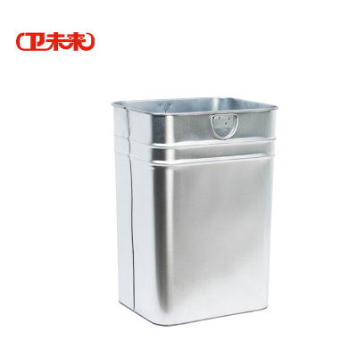 卫未来 镀锌垃圾桶 镀锌加厚方桶31*27*43.5cm 个